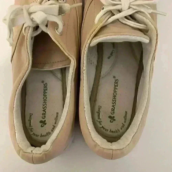 Grasshoppers Beige Canvas Sneakers - Picture 10 of 11